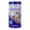 Biscotto Delicious Wafer Stick Tin, Vanilla Rolled Wafer With Smooth Delicious Filling,